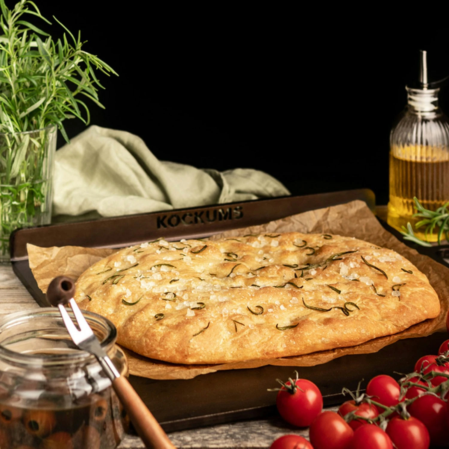 Kockums Jernverk Backstahl Mit Gefalteten Kanten Karbonstahl, 37x32 4 Kockums Jernverk Backstahl Mit Gefalteten Kanten Karbonstahl, 37x32 – Bild 4