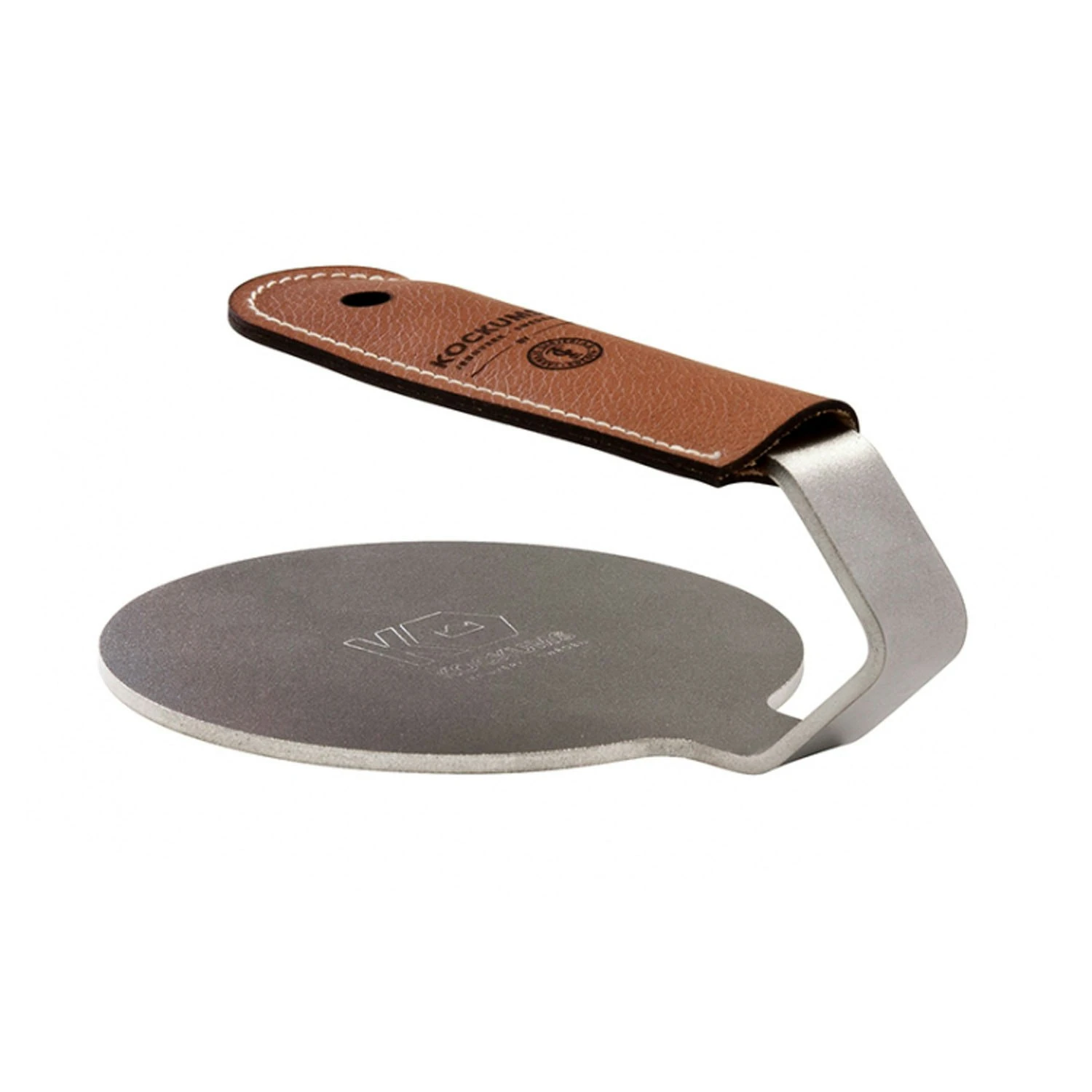 Kockums Jernverk Grillpresse Mit Griff Aus Tärnsjö-Leder 1 Kockums Jernverk Grillpresse Mit Griff Aus Tärnsjö-Leder