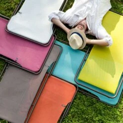 Lafuma Maxi Transat Colorblock Batyline® Iso Liegestuhl, Moss -Grünblick Verkäufe lafuma maxi transat liegestuhl papagueno 1 1