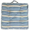 Lexington Striped Cotton Kissen 45x45 Cm, Blau / Oat