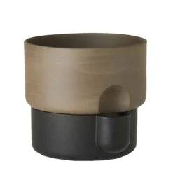 Northern Oasis Selbstbewässerungstopf Schwarz, Large