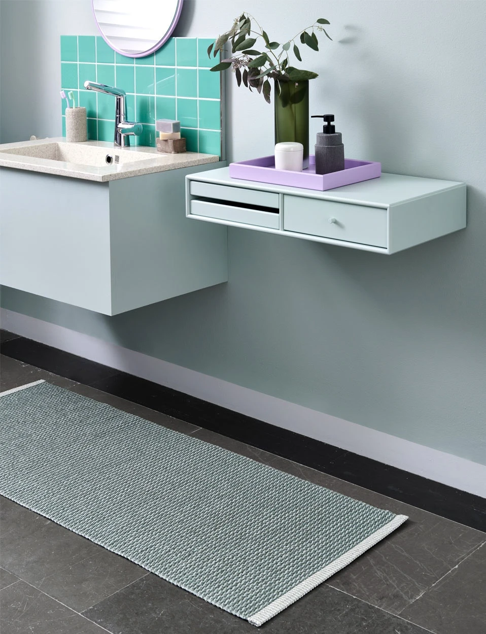 Mono Teppich Sage/ Army, 180x220 Cm 3 Mono Teppich Sage/ Army, 180x220 Cm – Bild 3