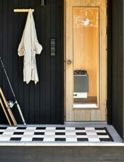 Pix Teppich Schwarz / Vanilla / Beige, 70x300 Cm -Grünblick Verkäufe pappelina pix rug black vanilla beige 2