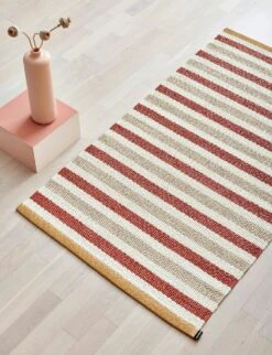Teo Teppich Ziegelrot / Beige / Vanilla, 70x240 Cm 5 Teo Teppich Ziegelrot / Beige / Vanilla, 70x240 Cm -Grünblick Verkäufe pappelina teo rug brick red beige vanilla 1