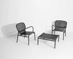 Week-End Kaffeetisch 60x69 Cm, Schwarz -Grünblick Verkäufe petite friture week end coffee table 2