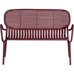 Week-End Gartensofa 2-Sitzer, Burgunderrot
