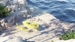 Week-End Stuhl, Gelb -Grünblick Verkäufe petite friture week end stuhl 2 er set 1