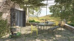 Week-End Stuhl, Gelb -Grünblick Verkäufe petite friture week end stuhl 2 er set 2