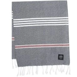 Badlakan Hamam Koster 80x180cm Blå/orange/vit Badetuch 80x180 Cm Dunkelblau