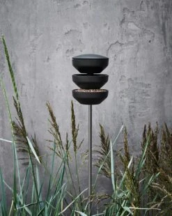 RO Vogelfutterhäuschen 107 Cm -Grünblick Verkäufe rosendahl copenhagen ro birds seed fountain on pole h133 green 2