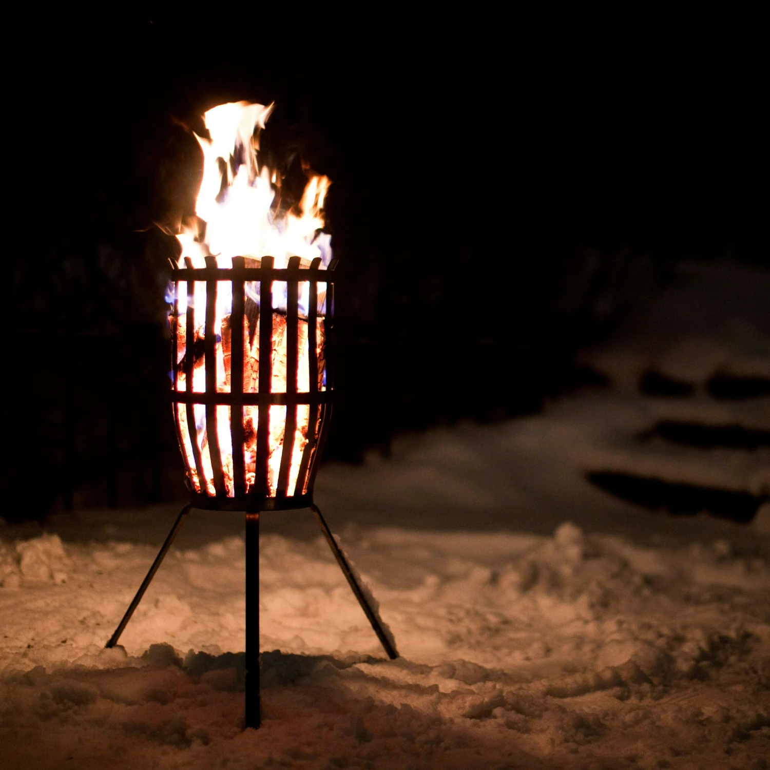 Feuerkorb Original, Ungebürstetes Stahl 3 Feuerkorb Original, Ungebürstetes Stahl – Bild 3