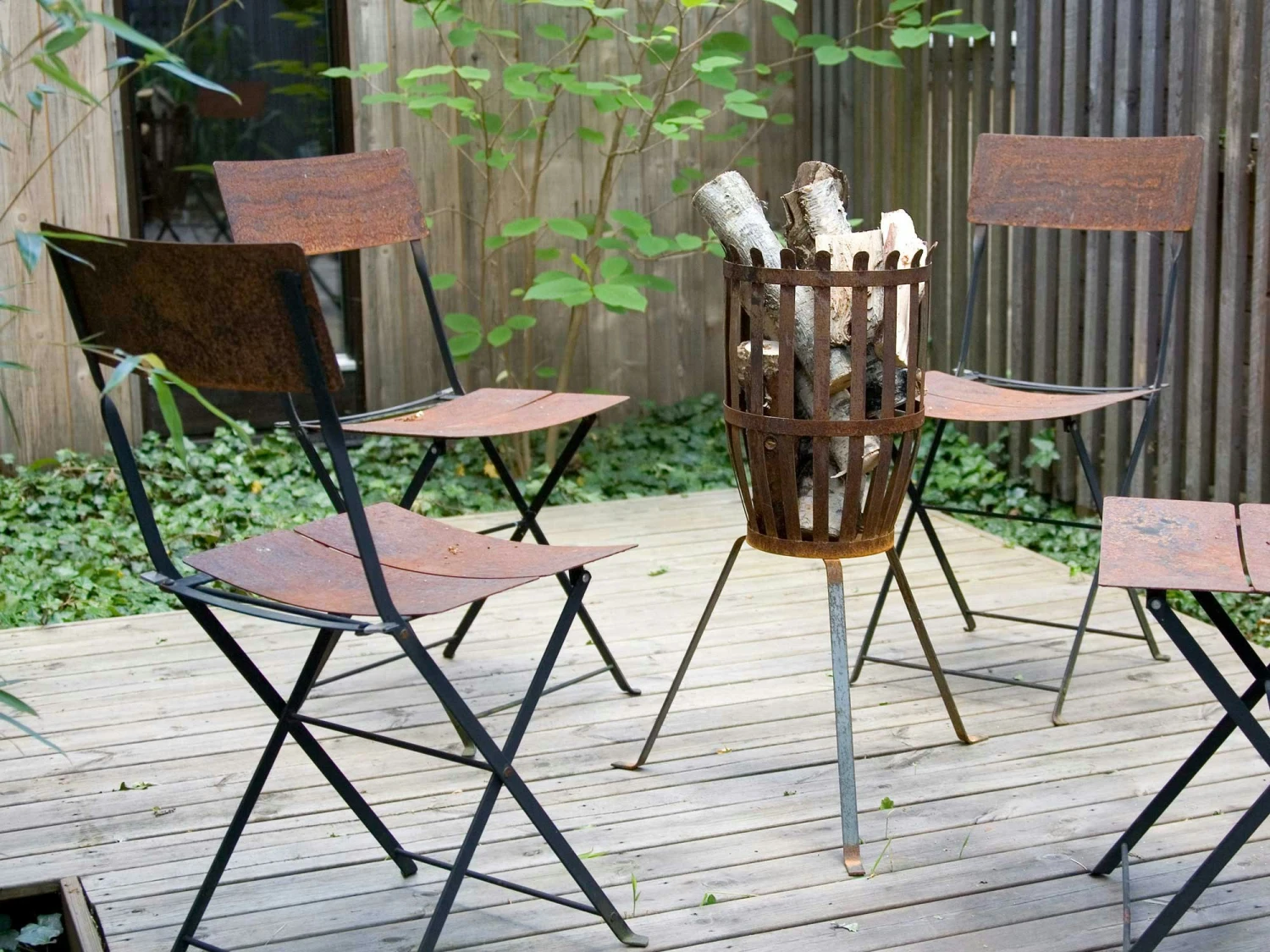 Feuerkorb Original, Ungebürstetes Stahl 5 Feuerkorb Original, Ungebürstetes Stahl – Bild 5